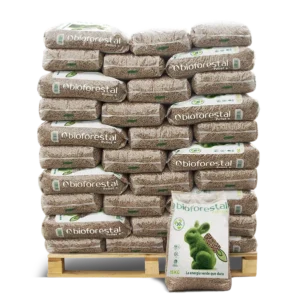 Palet de 70 sacos de pellet BIOFORESTAL